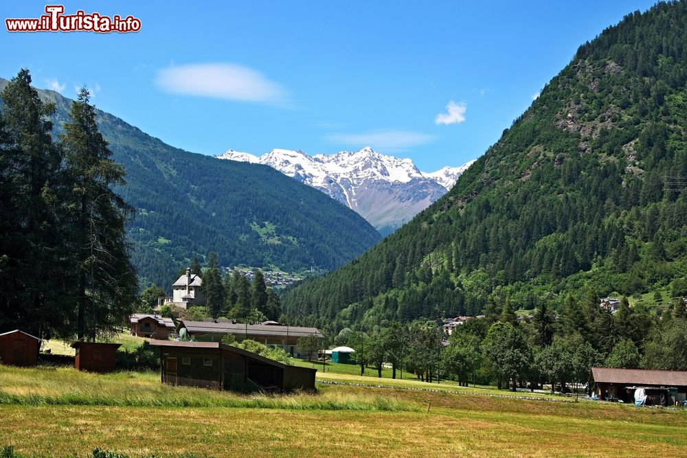 Immagine Panorama della Val di Sole nei dintorni di Ossana, Trentino