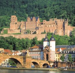 Città di Heidelberg: il ponte e il castello - ...