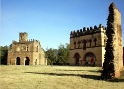 Il castello di Gondar sulla via Storica Etiopia ...