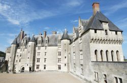 Langeais, castello della Loira in Francia. Costruito in origine nel X° secolo come fortezza da Folco il Nero, venne ricostruito attorno al 1465 per volere di Luigi XI° di Francia - © ...