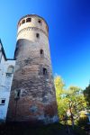 Antica torre nella cittadina di Kaufbeuren, Germania. E' una delle testimonianze del passato medievale. 
