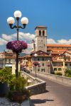 Il centro di Cividale del Friuli, Udine, Italia. Situata nella regione del Friuli Venezia Giulia, questa località dista 15 chilometri in treno da Udine.



