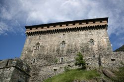 Dettaglio del forte di Verres in Valle d'Aosta - © Pix4Pix / Shutterstock.com
