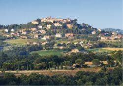 Il borgo di Monteleone d'Orvieto in Umbria, provincia di Terni.
