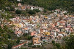 Il borgo di Suei in Sardegna, sul Gennargentu