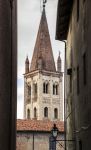 Il campanile del Duomo di Saluzzo in Piemonte