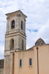 Il campanile della Chiesa Madre in centro a Martignano in Puglia