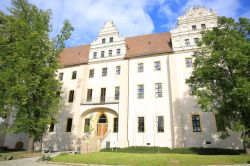 Il castello Ortenburg a Bautzen, Sassonia (Germania). Sede dell'amministrazione regionale, questo schloss opsita al suo interno il museo sulla storia dei sorabi, popolazione slava  ...