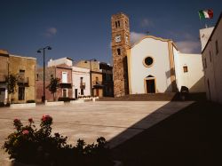 Il centro storico di Selargius in Sardegna, provincia di Carbonia-Iglesias