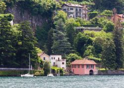 Il Lago di Como presso Pognana Lario, in Lombardia