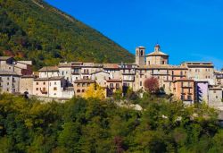 Il panorama del borgo di Leonessa in provincia di Rieti