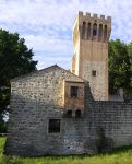 Il torrione della fortezza di San Martino della Vaneza a Cervarese Santa Croce, in Veneto