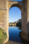 Il vecchio acquedotto nel borgo di Nepi nel Lazio