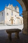 La bella piazza medievale di Melpignano in Puglia