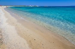 La bella spiaggia di Putzu Idu in Sardegna
