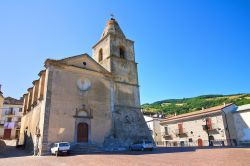 La chiesa Madre del borgo di Alberona nella Daunia, provincia di Foggia
