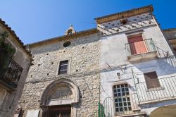La facciata della Chiesa di San Giuseppe ad Alberona in Puglia