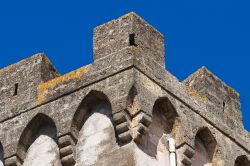 La merlatura del Castello di presicce in Puglia