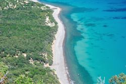 La spiaggia di Coccorocci sulla costa di Tertenia in Ogliastra, Sardegna