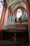 Organo all'interno del duomo di Francoforte (Frankfurter Dom) in Germania (Assia)