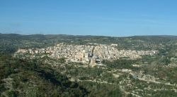 Panorama di Ferla, uno dei borghi più belli della Sicilia