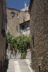 Passeggiata nel borgo di Montecassiano, centro storico medievale perfettamente conservato nelle Marche