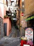 Una passeggiata tra le stradine del borgo di Nemi nel Lazio. In primo piano uno storico forno - © dabobabo / Shutterstock.com