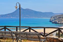 Punto panoramico sulla costa di Nebida in Sardegna