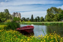 Uno scorcio dei giardini del castello di Brissac-Quincé, una delle fortezze lungo la Loira in Francia - © Oleg Bakhirev / Shutterstock.com