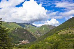 Panorama della Valnerina nell'Umbria  sud-orientale