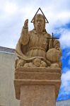 Statua del Padre Eterno a Presicce in Puglia