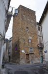 Una torre medievale nel centro di Nepi.