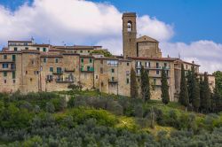 Una veduta del centro medievale di Gualdo Cattaneo, siamo in provincia di Perugia, in Umbria