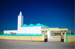 Veduta della moschea Ibn Abbas a Nouakchott, Mauritania.
