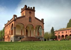 Villa Rusconi si trova a Mezzolara di Budrio, in Emilia-Romagna - © Pierluigi Mioli - CC BY-SA 4.0, Wikipedia