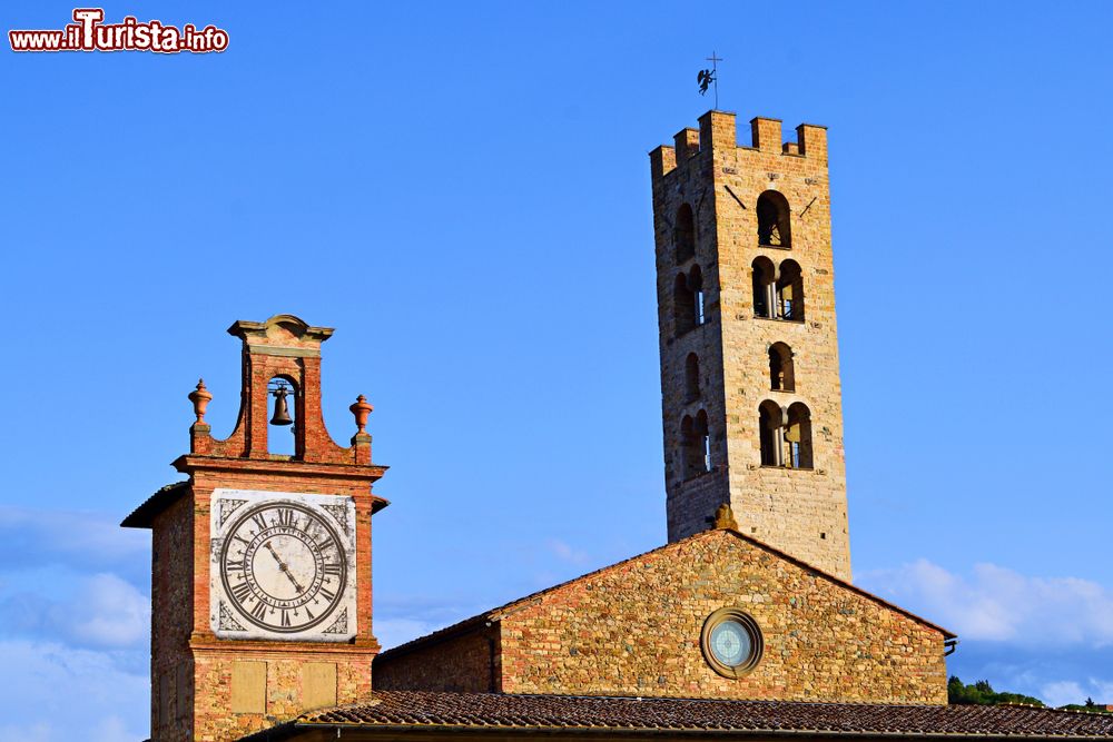 Immagine Torre dell'orologio di Impruneta e il campanile della Basilica di Santa Maria