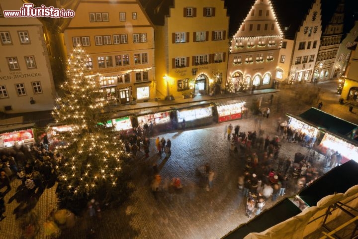 Mercatino Di Natale A Rothenburg Ob Der Tauber Foto Rothenburg