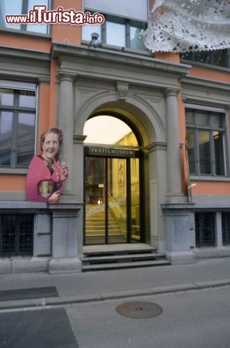 Immagine L'ingresso del Museo Tessile a San Gallo, la città dei pizzi e dei merletti