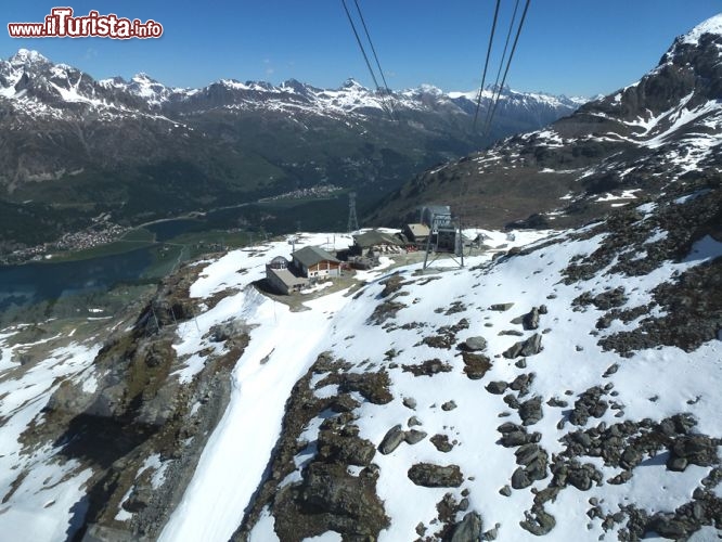 Immagine Rifugio Murtel 2702 metri, punto d'arrivo intermedio per la salita al Corvatsch