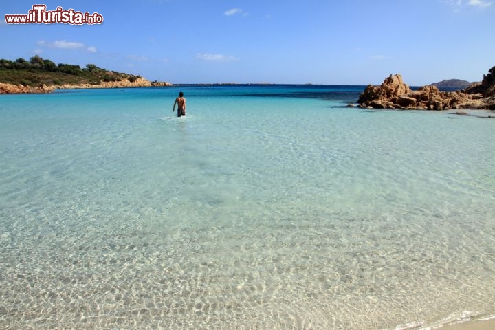 Immagine Acque trasparenti a Cala del Principe. una delle spiagge più note della Costa Smeralda e della Sardegna settentrionale - © Ana del Castillo / Shutterstock.com