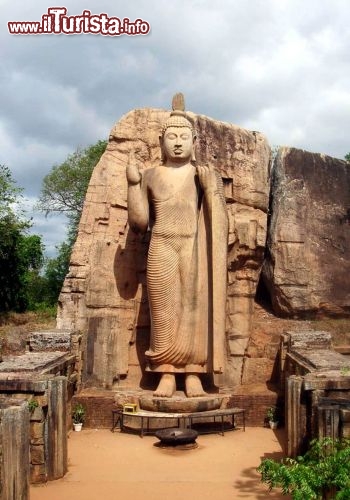 Immagine Aukana, Sri Lanka: la statua del Budda -  Foto di Giulio Badini