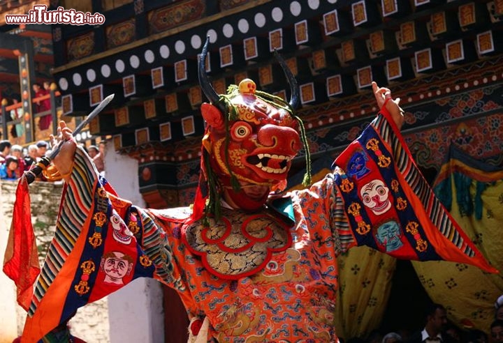 Immagine Bhutan festival Paro - Foto di Giulio Badini