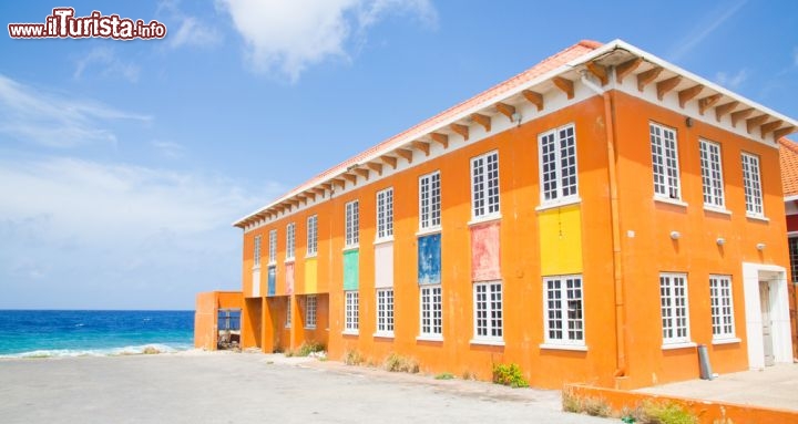 Immagine Colorato palazzo sul  lungomare Willemstad - © Gary C. Tognoni / Shutterstock.com