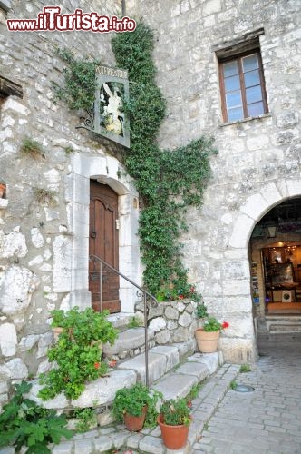 Immagine Villaggio perchès di Tourrettes sur Loup, Costa Azzurra - E' conosciuto dai turisti per essere uno dei caratteristici villaggi della Costa Azzurra aggrappati alle rocce e circondati da antiche fortificazioni. Ma Tourrettes sur Loup è anche la città delle violette a testimonianza della grande importanza che questo fiore, e la sua coltivazione, riveste in ambito produttivo. L'economia del paese si basa infatti sulla produzione di canditi, profumi e olii essenziali realizzati con fiori e foglie di questa specie ornamentale © Sonja Vietto Ramus