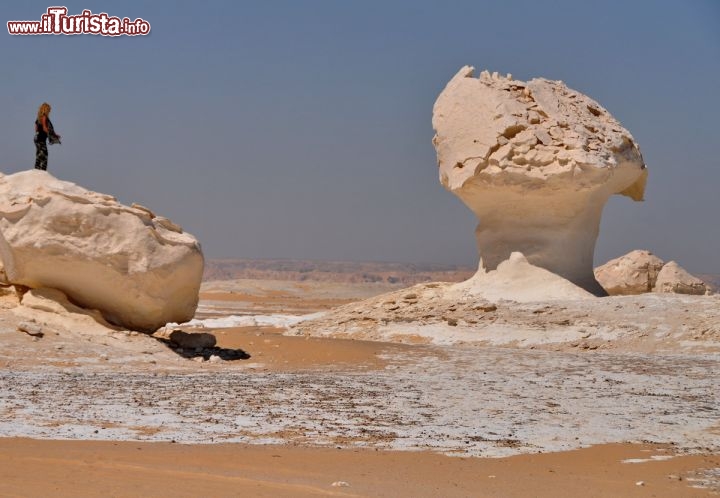 Immagine Il Deserto Bianco in Egitto: i funghi calcarei del celebre White Desert - In collaborazione con I VIaggi di Maurizio Levi