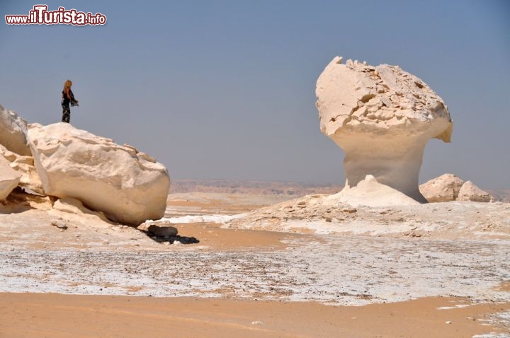 Immagine Funghi di roccia nel  deserto bianco egiziano