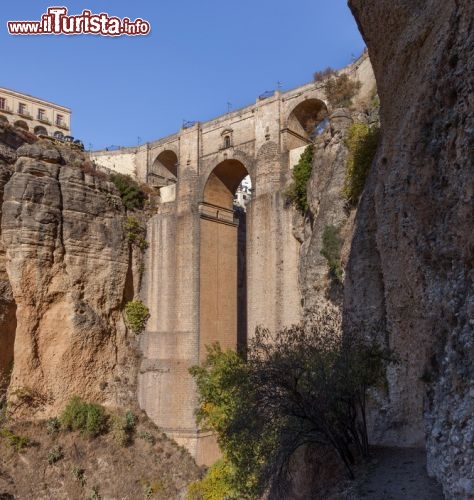 Immagine La gola del Rio Trejo, a Setenil de las Bodegas, nella parte occidentale dell'Andalusia - © liquid studios / Shutterstock.com