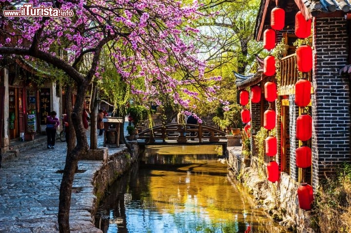 Immagine Il borgo antico di Lijiang in Cina. Questa cittadina si trova nella provincia dello Yunnan  - © Meiqianbao / Shutterstock.com