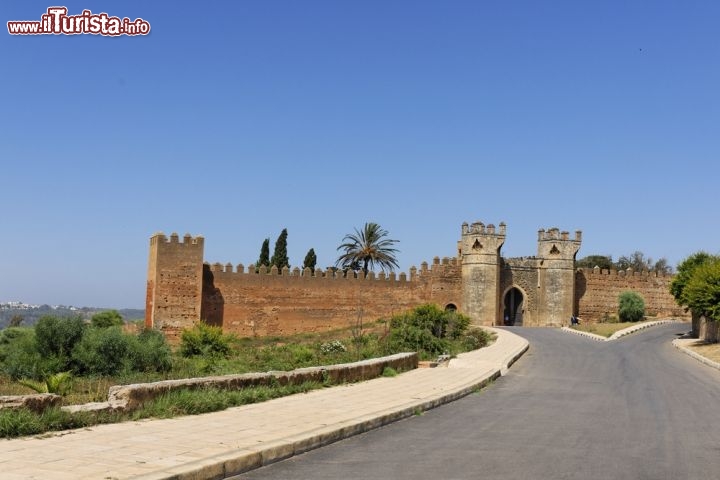 Immagine Ingresso della Chellah di Rabat: l'antica città è ormai abbandonata da secoli, quando la capitale del Marocco passò per un periodo a Fes e Chellah venne trasformata in una necropoli - © amskad / Shutterstock.com