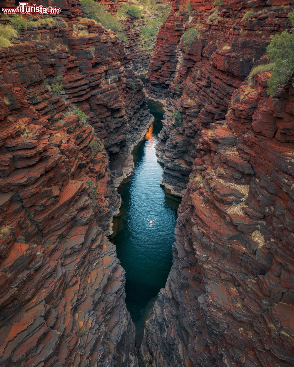 Immagine La Joffre Gorge nel Karijini National Park - © Tourism Western Australia